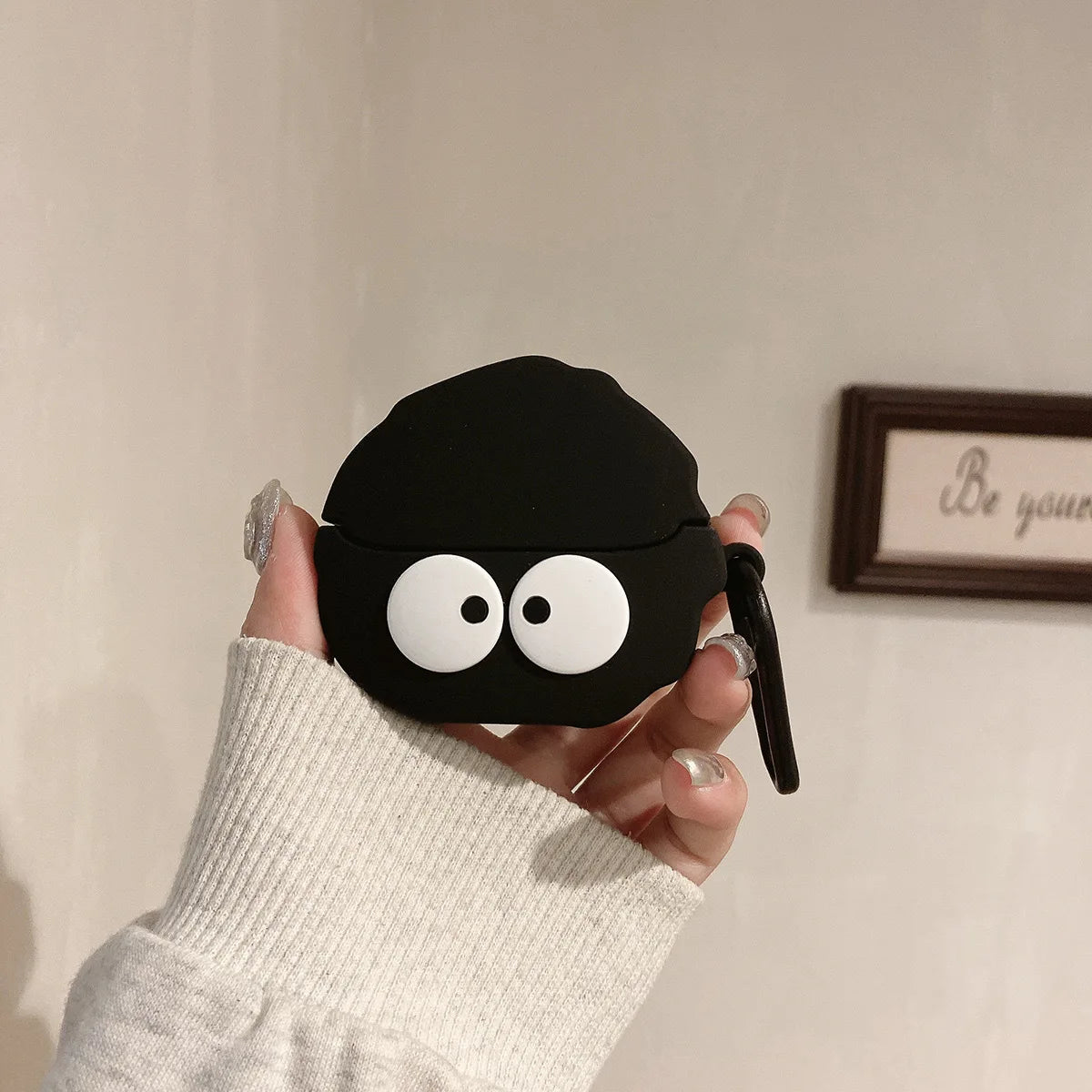 Funda de silicona premium con diseño de dibujos animados en 3D para auriculares inalámbricos