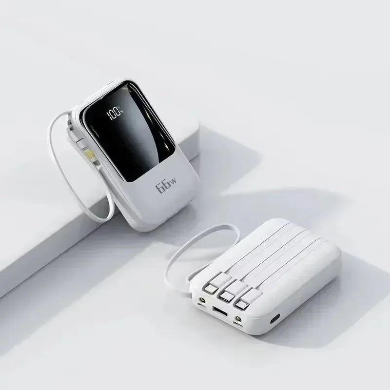 Power Bank premium con cables integrados