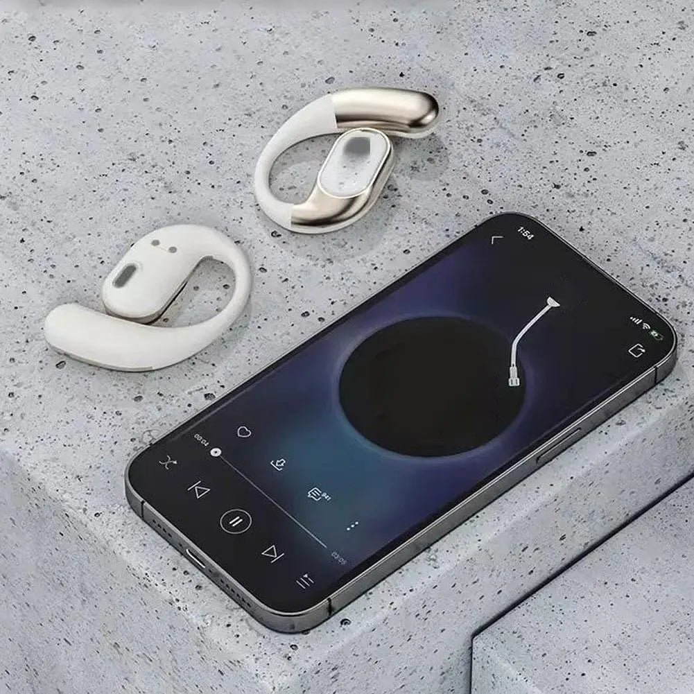 Auriculares deportivos inalámbricos premium con ganchos de sujeción segura