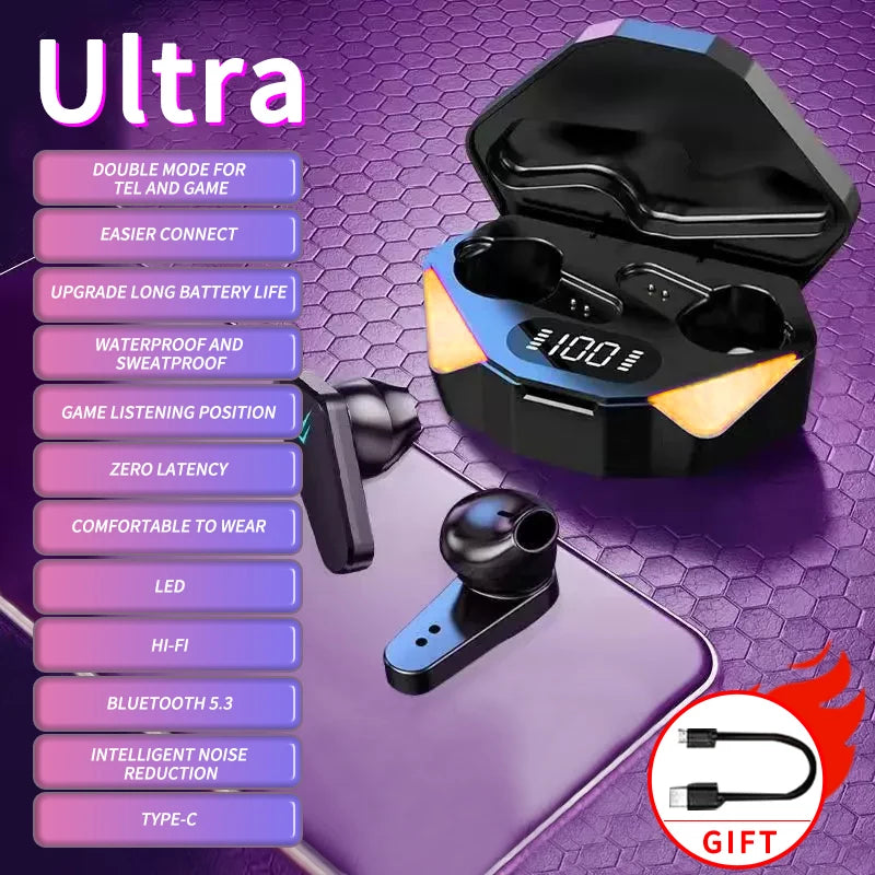 Auriculares inalámbricos premium TWS para juegos