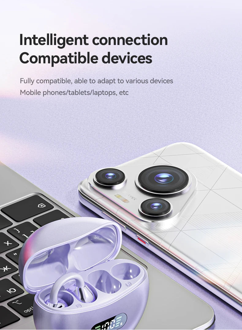 Auriculares inalámbricos premium de conducción ósea
