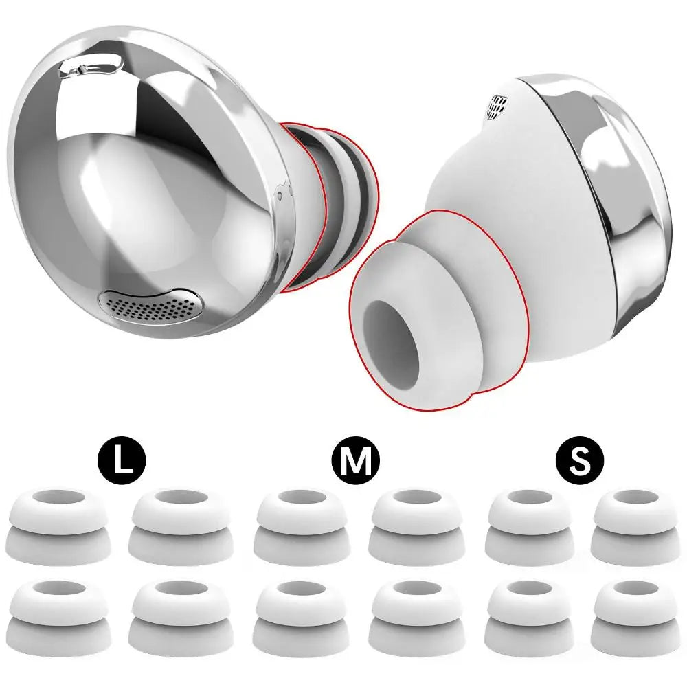 Almohadillas de silicona premium para auriculares inalámbricos