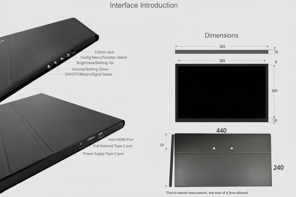 Premium 17.3 Inch Portable Monitor