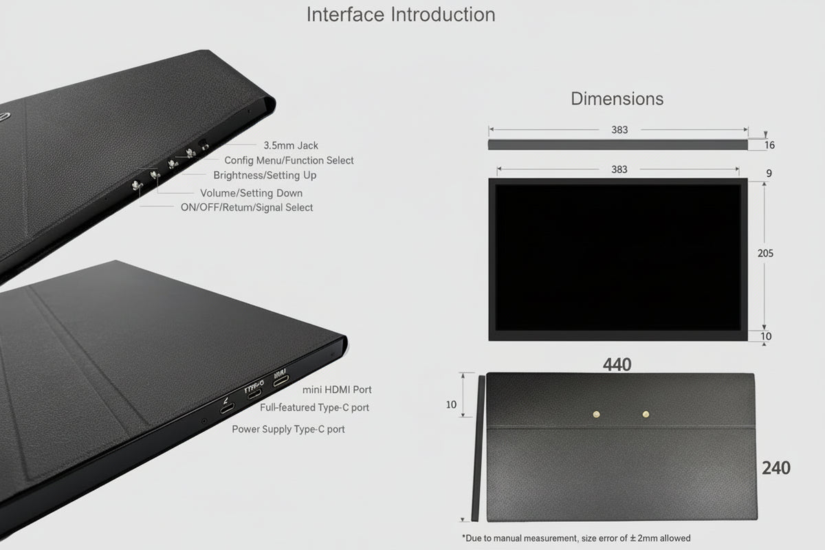Premium 17.3 Inch Portable Monitor