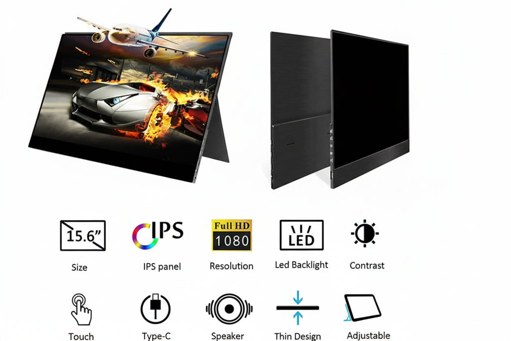 Premium 15.6 Inch OLED Capacitive Touch Portable Monitor