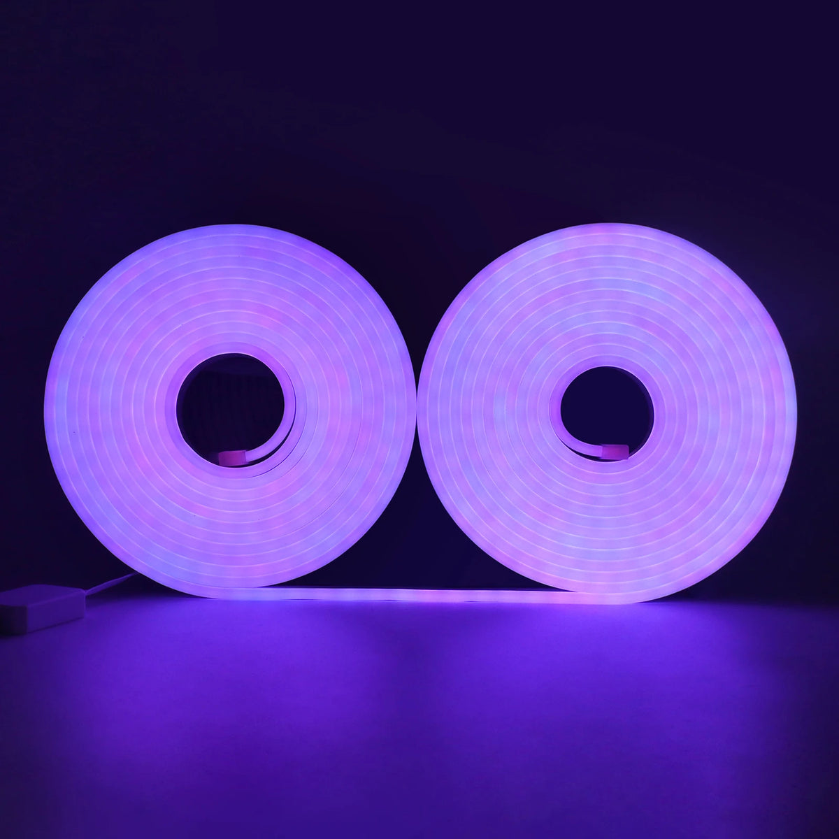 Tira de luces LED neón RGB premium con sincronización musical