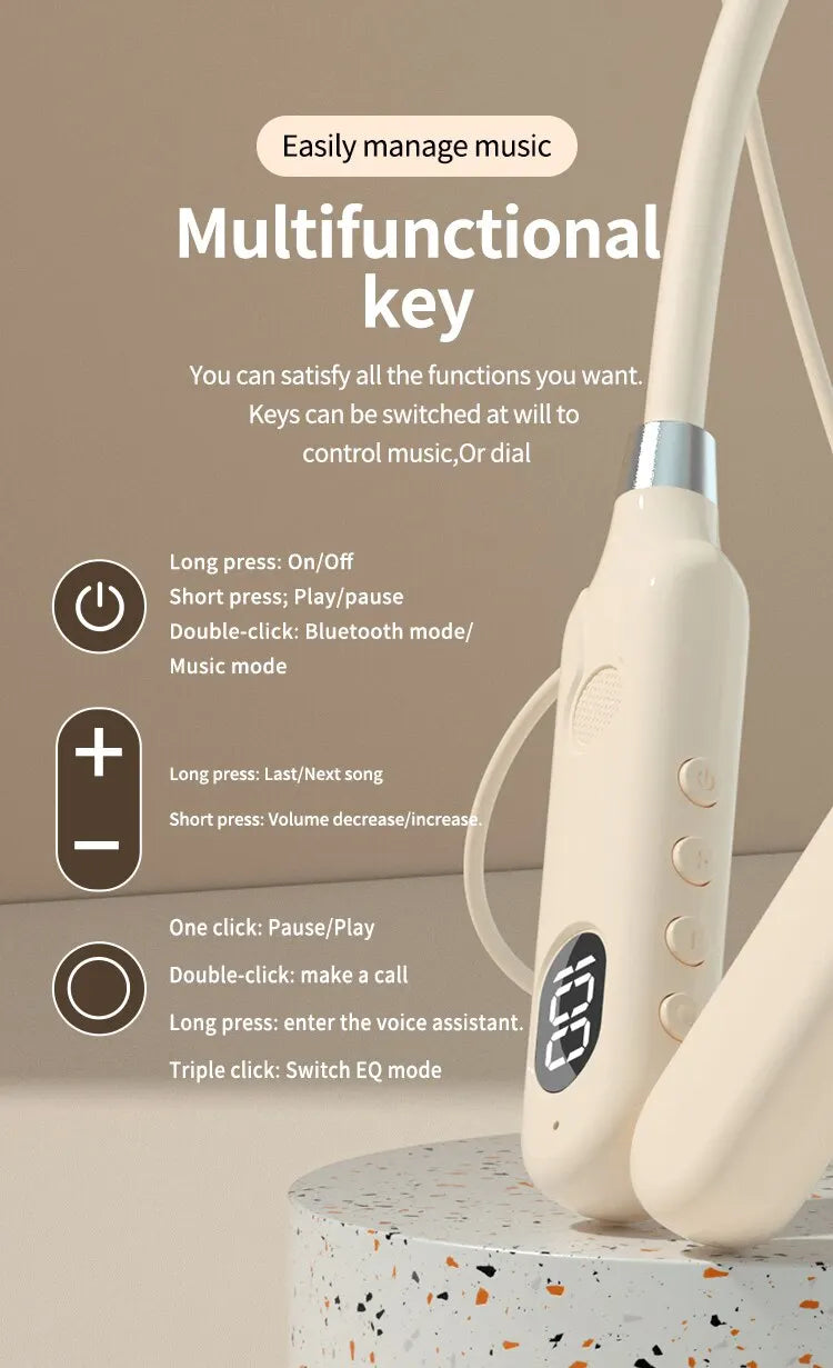 Premium Wireless Neckband Earphones