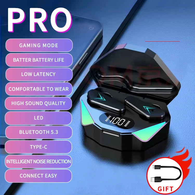 Auriculares inalámbricos premium TWS para juegos