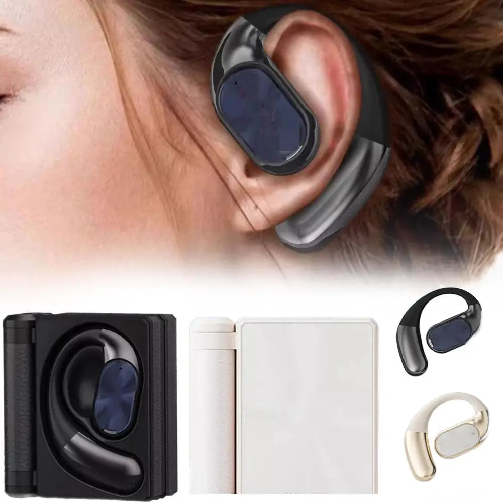 Auriculares deportivos inalámbricos premium con ganchos de sujeción segura