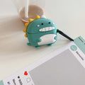 Funda de silicona premium con diseño de dibujos animados en 3D para auriculares inalámbricos