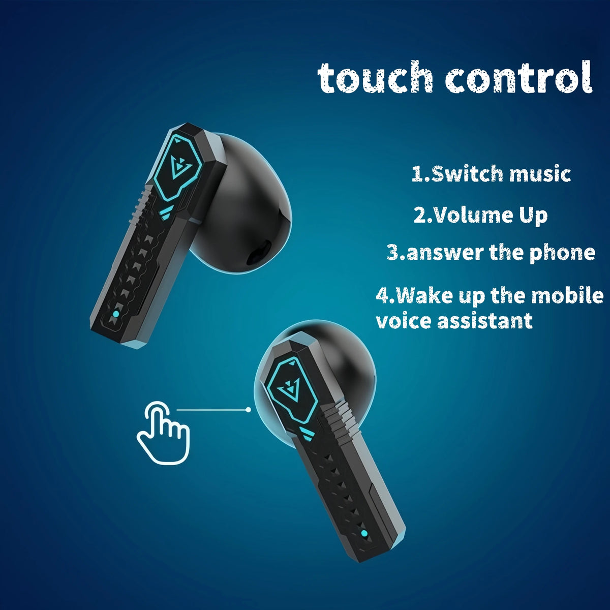 Premium Wireless Gaming Earbuds with Low Latency