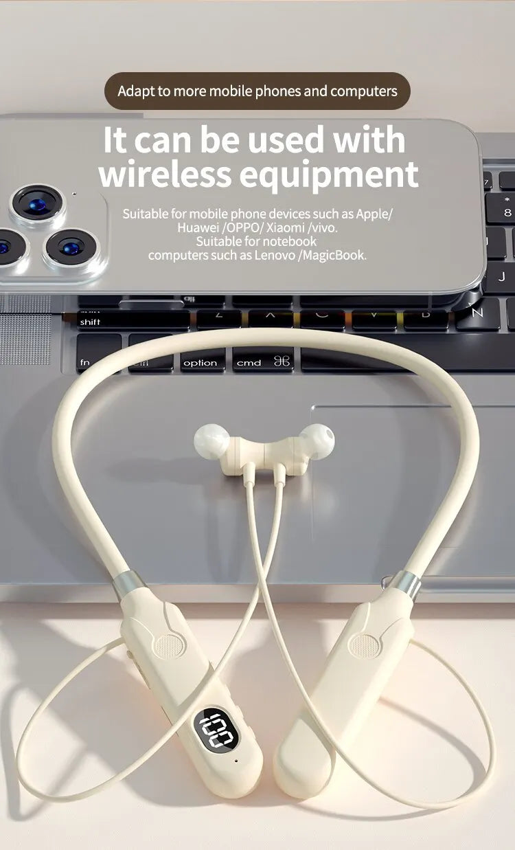 Premium Wireless Neckband Earphones