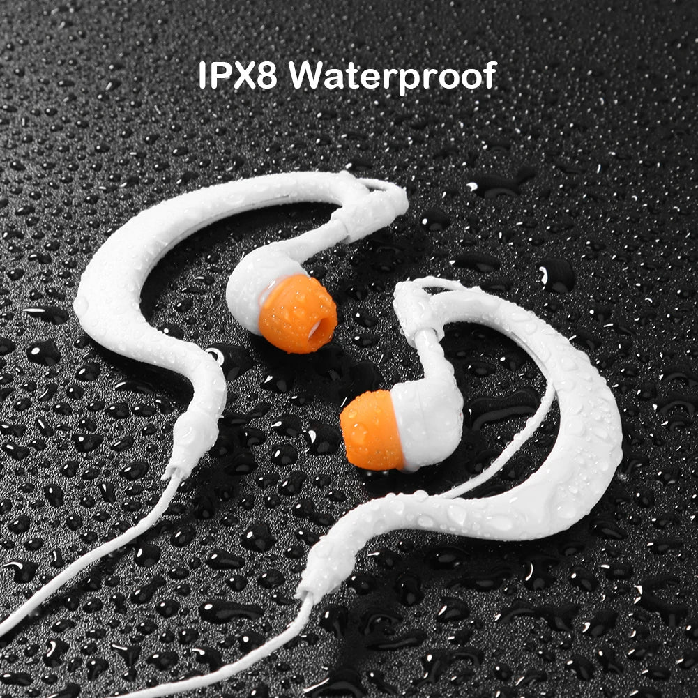Auriculares impermeables premium para natación