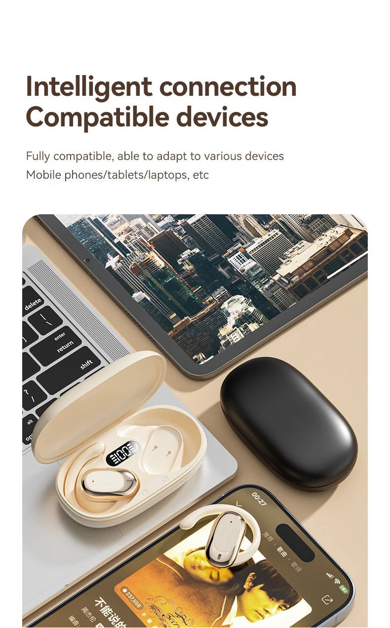 Auriculares inalámbricos de oído abierto de alta calidad