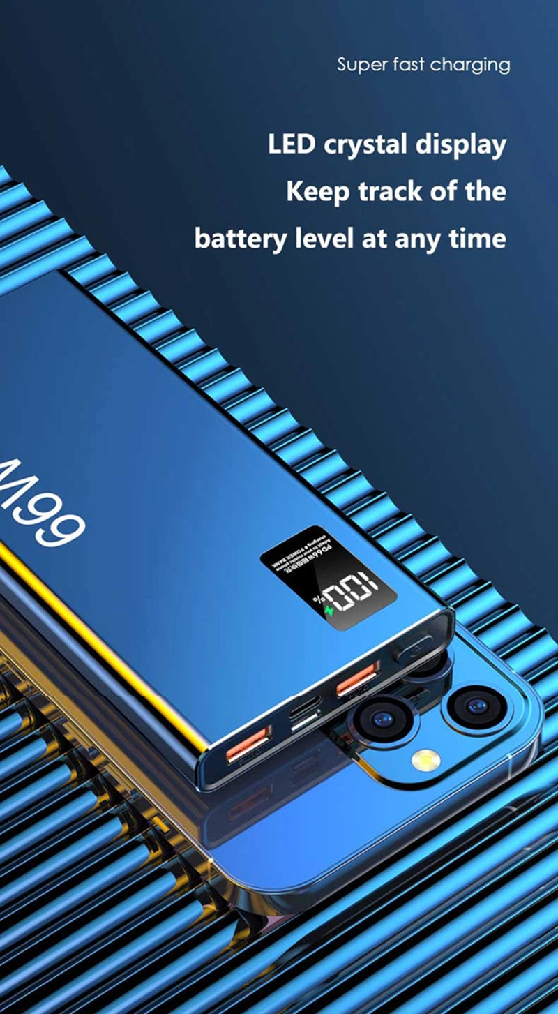 Premium Power Bank with Fast Charging for iPhone & Android