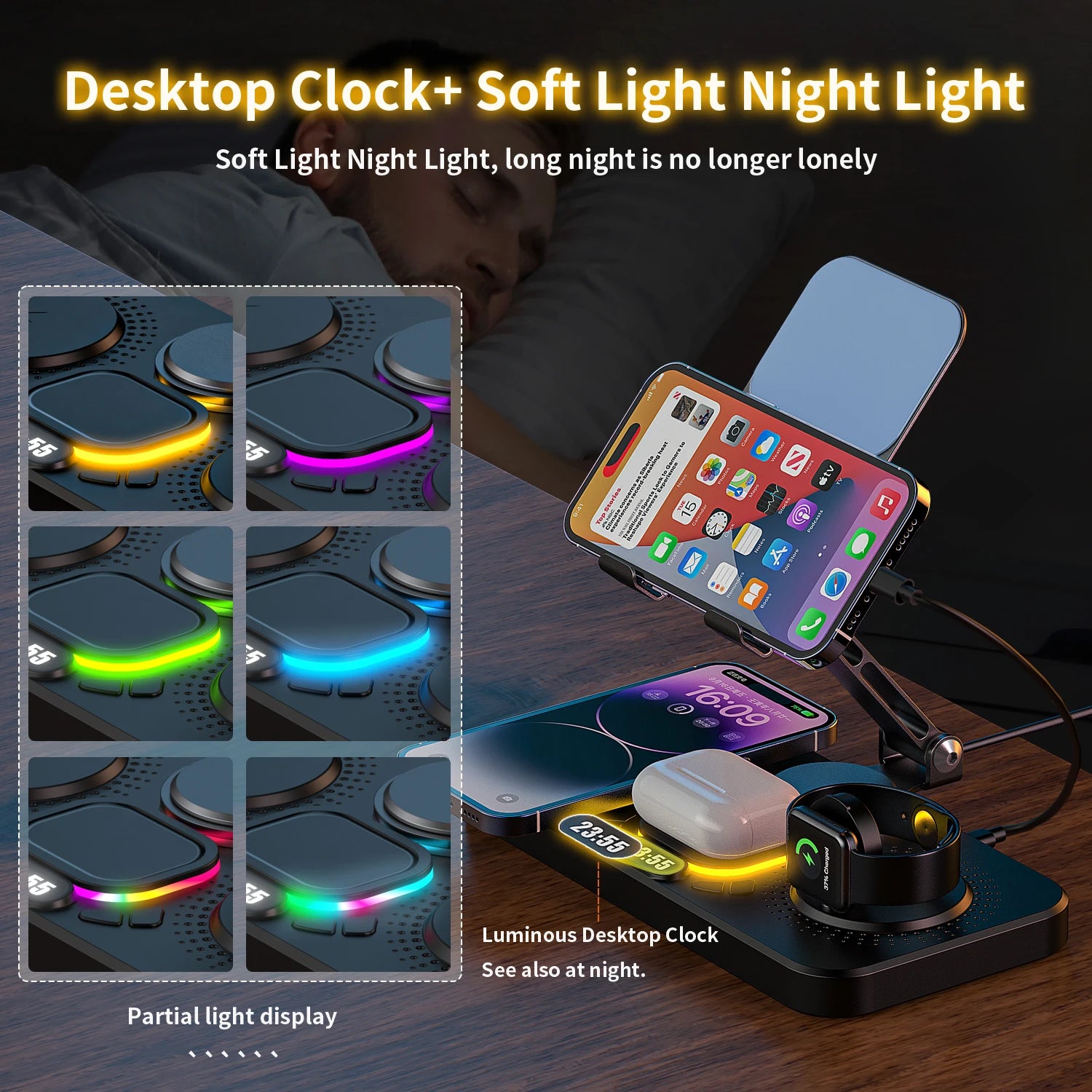 Premium Foldable Magnetic Wireless Charging Station