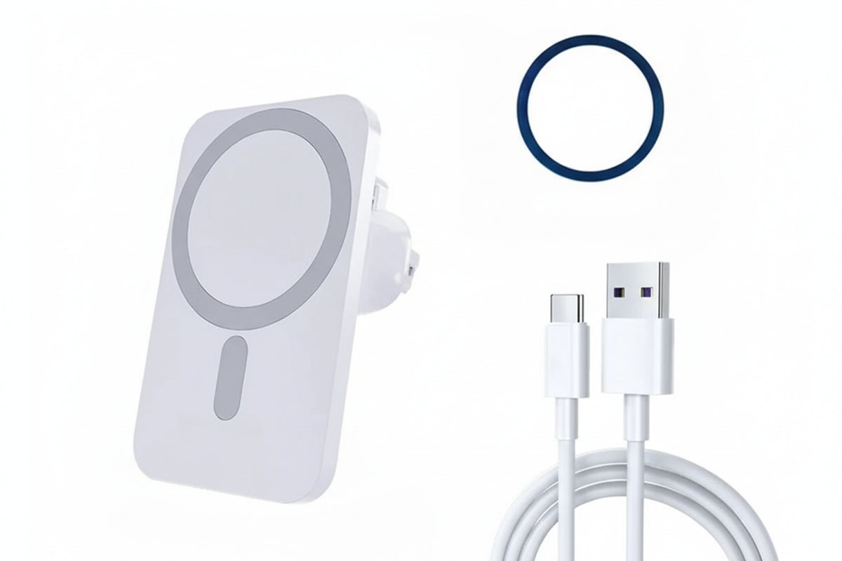 Soporte de carga inalámbrica magnética MagSafe premium para coche