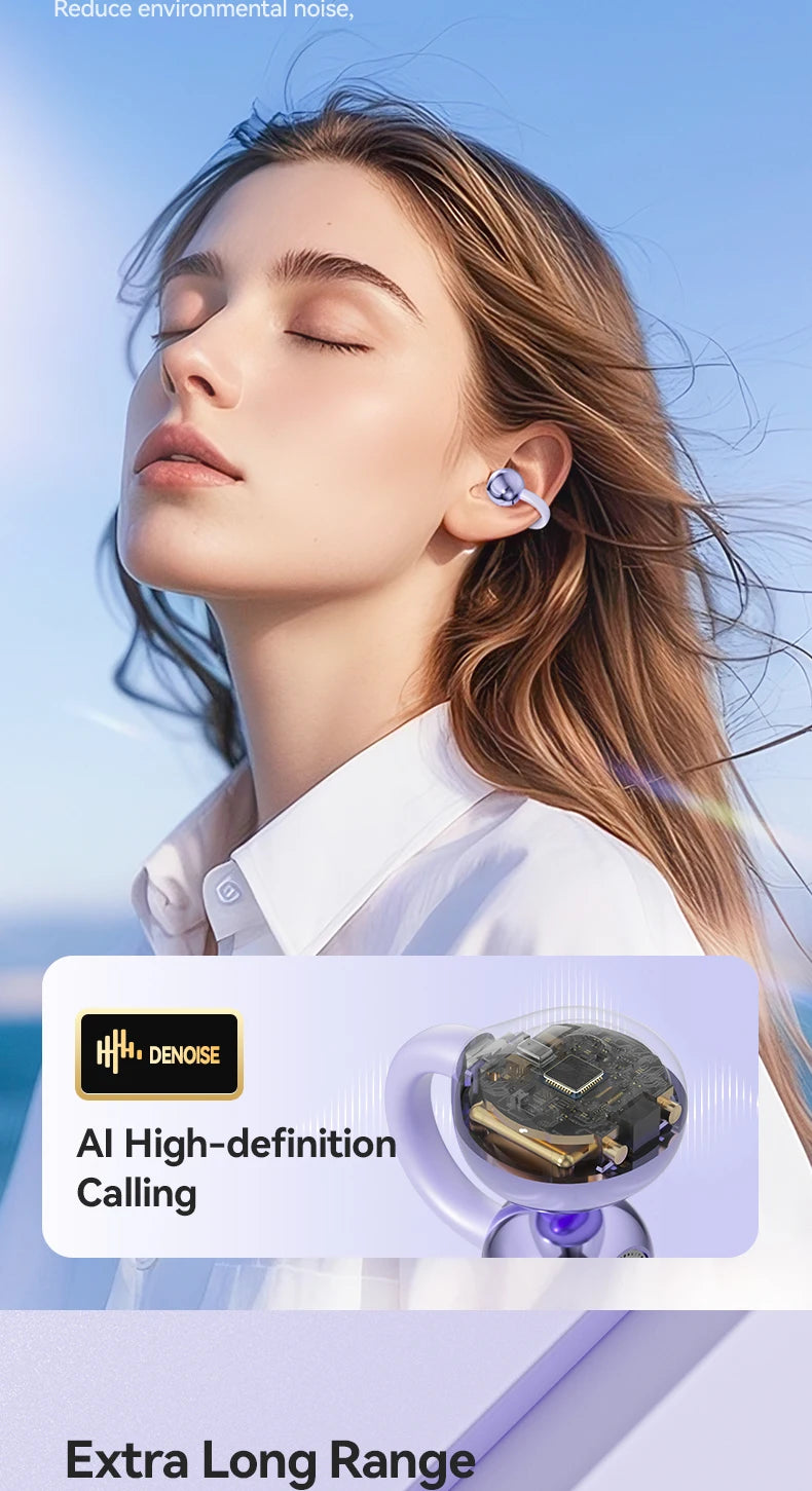 Auriculares inalámbricos premium de conducción ósea