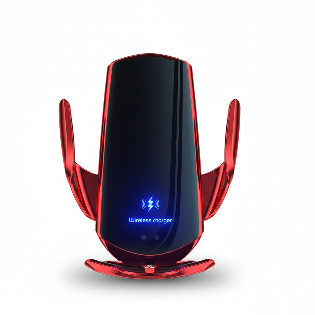 Cargador inalámbrico para coche con sensor inteligente premium