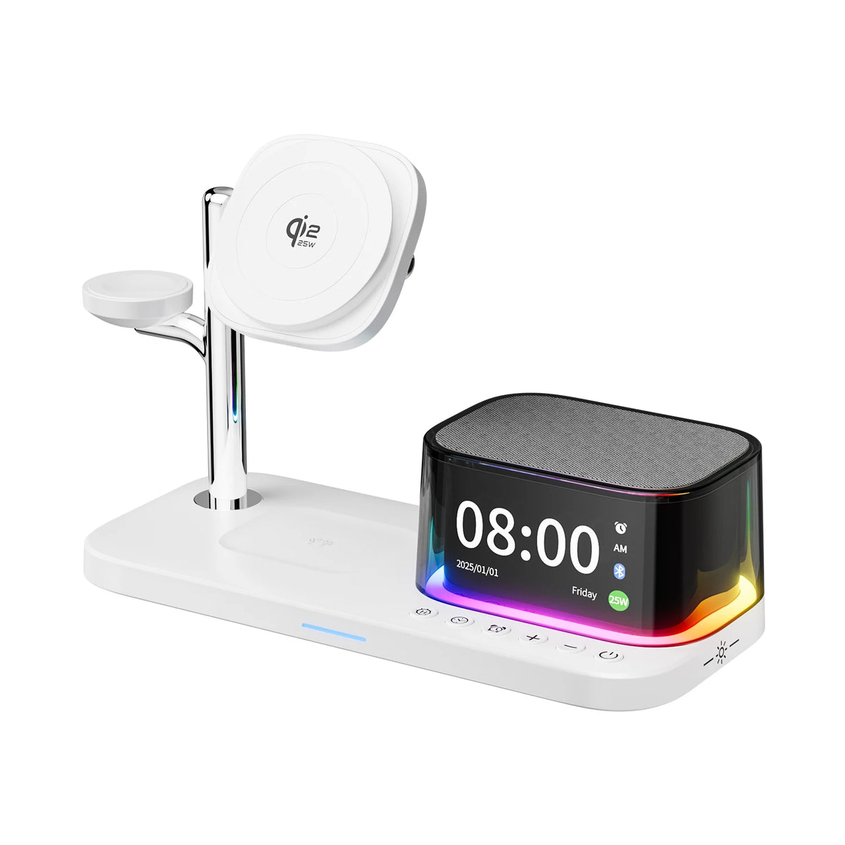 Cargador inalámbrico premium 5 en 1 Qi2