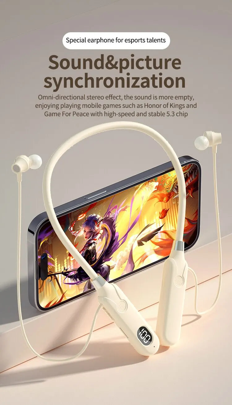 Premium Wireless Neckband Earphones