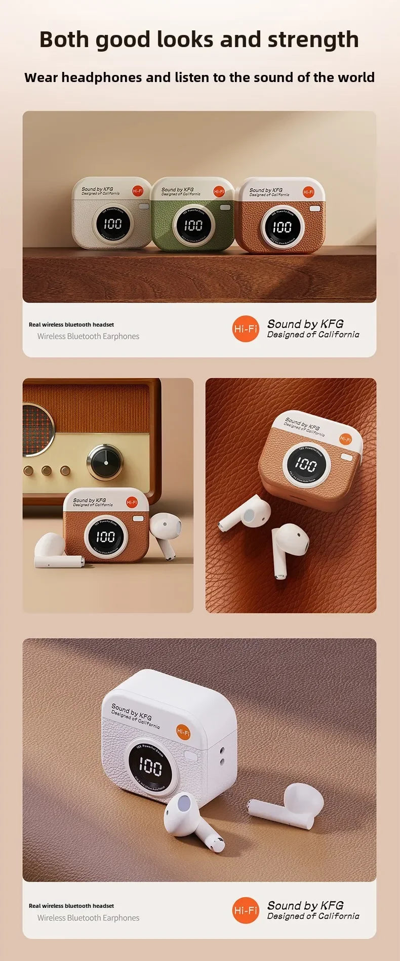 Premium TWS Wireless Sports Earbuds