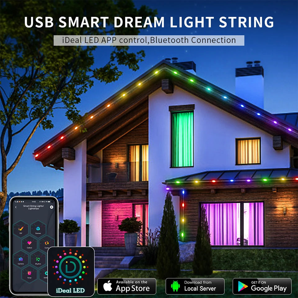 Tira de luces LED inteligentes Premium RGBIC Dream Color