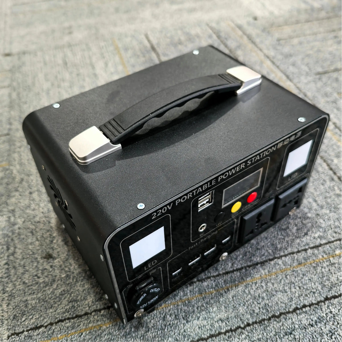 Premium Portable Power Station with Fast Charging for Camping and Laptop