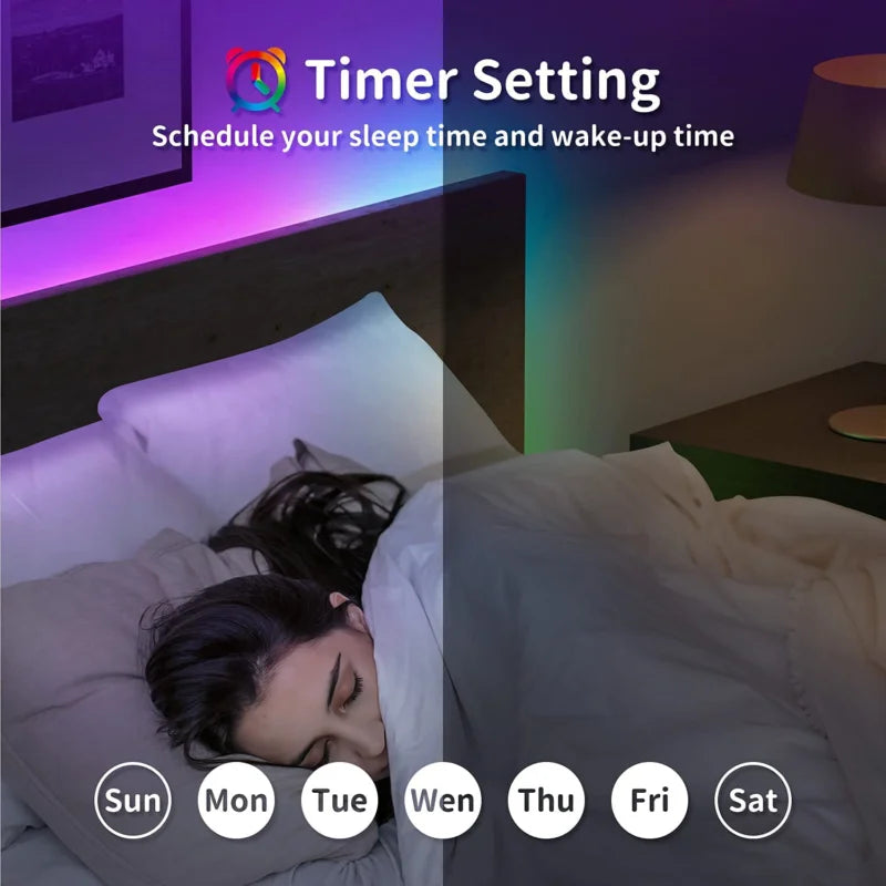 Premium RGBIC Dreamcolor Smart Strip Lights with Music Sync