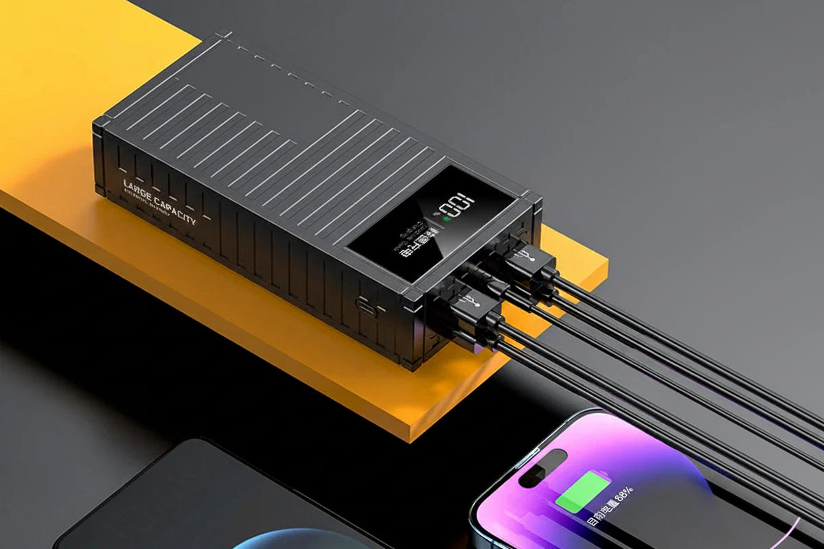 Batería externa portátil premium para acampada y uso doméstico