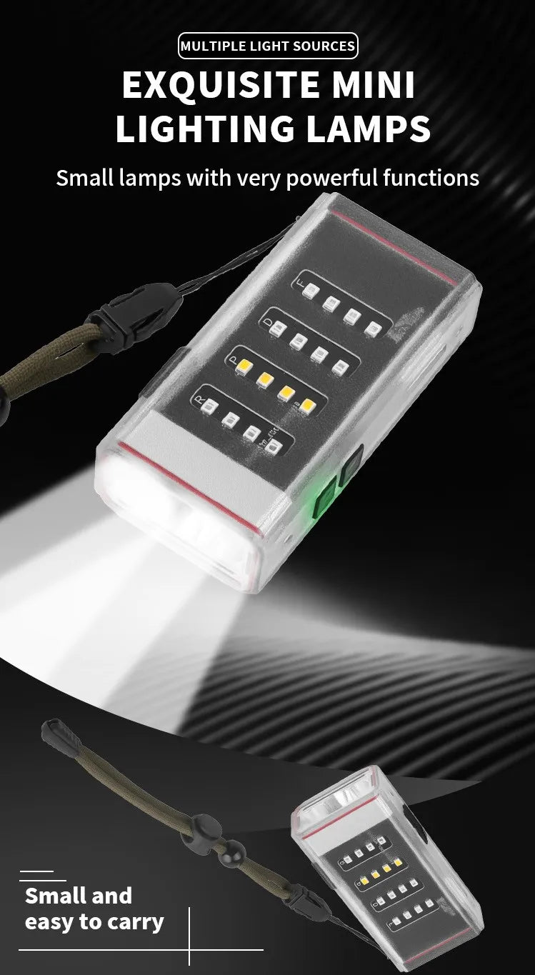 Premium Rechargeable Flashlight with Power Bank for Camping