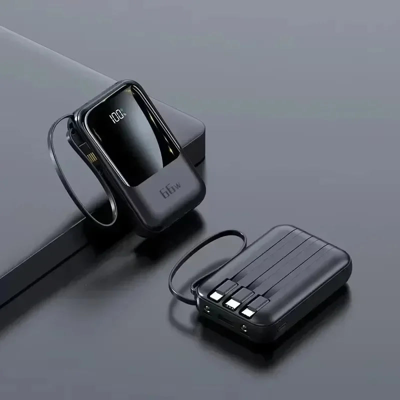 Power Bank premium con cables integrados