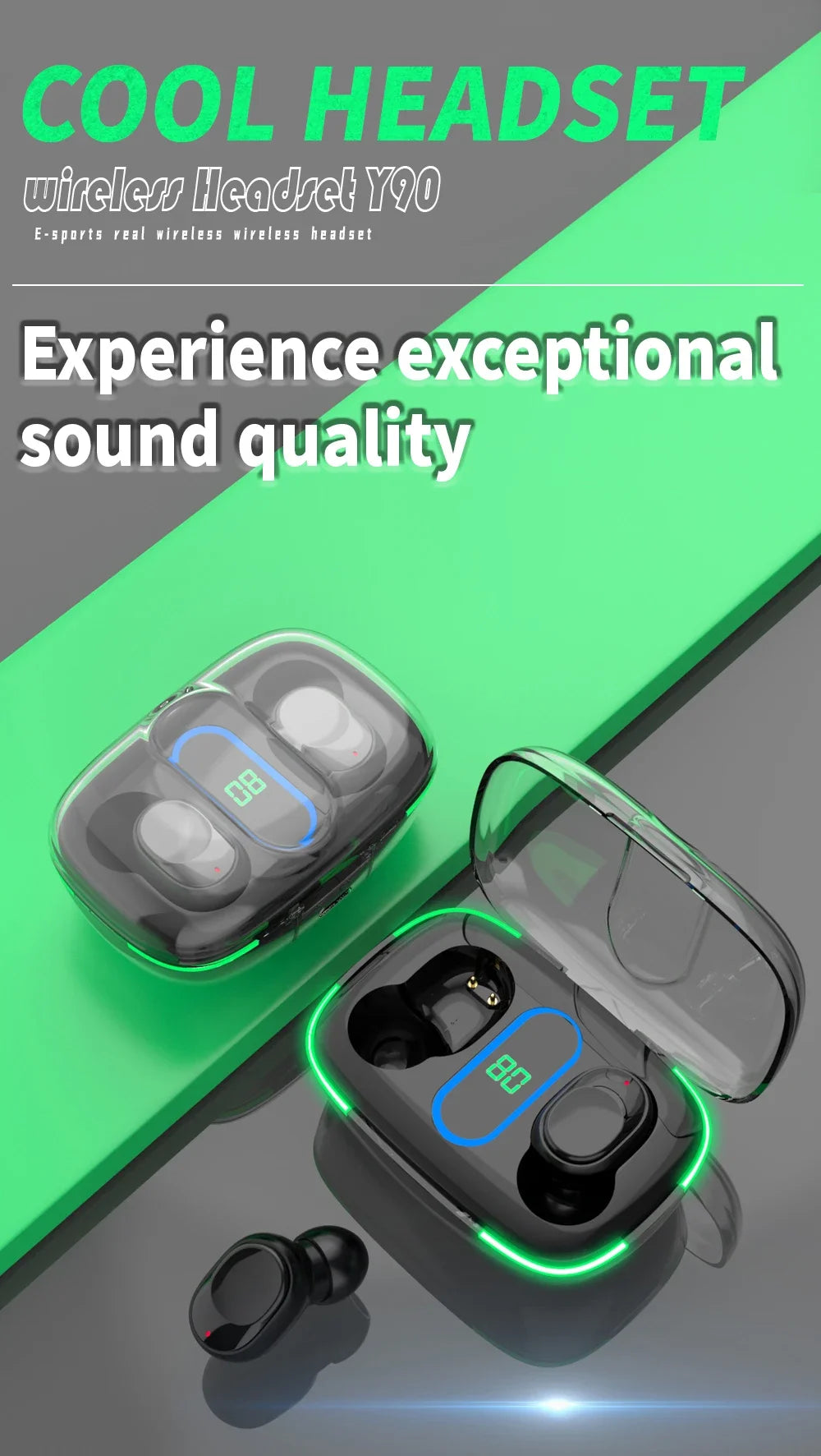 Audífonos deportivos inalámbricos TWS de primera calidad
