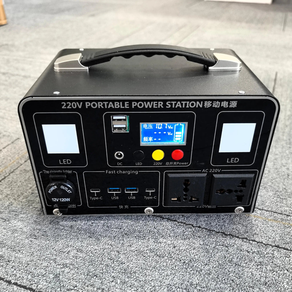 Premium Portable Power Station with Fast Charging for Camping and Laptop