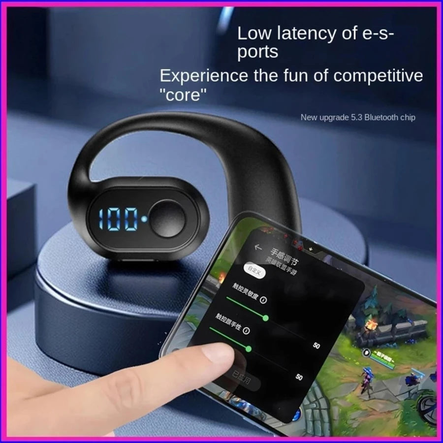 Auriculares deportivos inalámbricos de gancho premium
