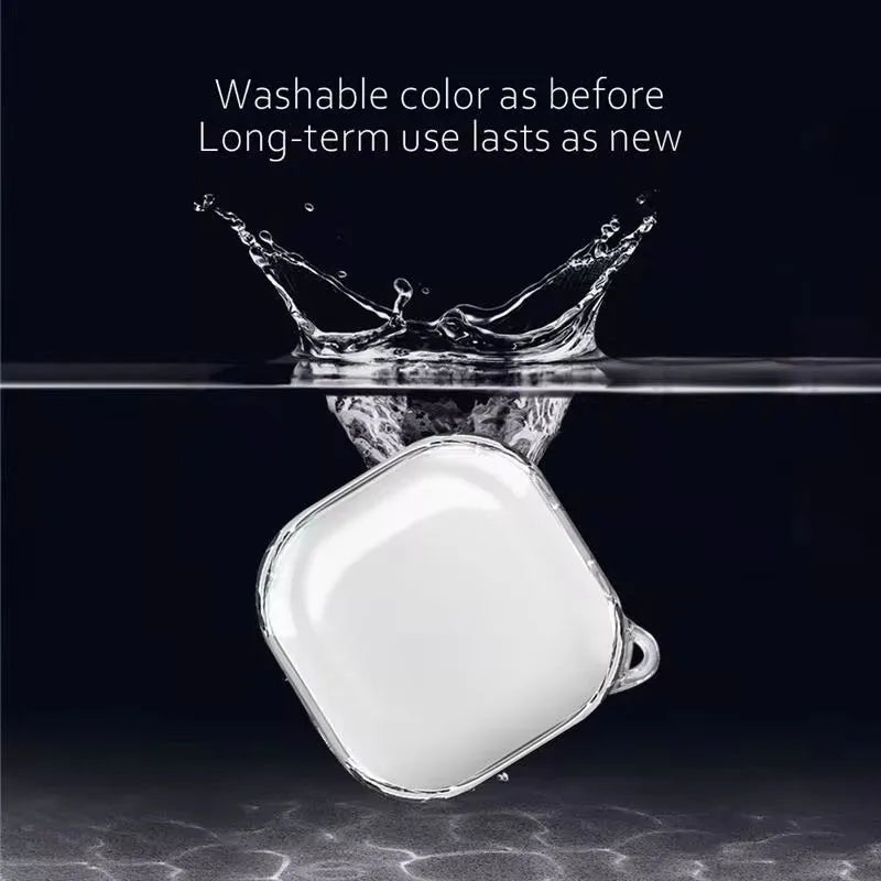 Funda protectora transparente prémium para auriculares inalámbricos