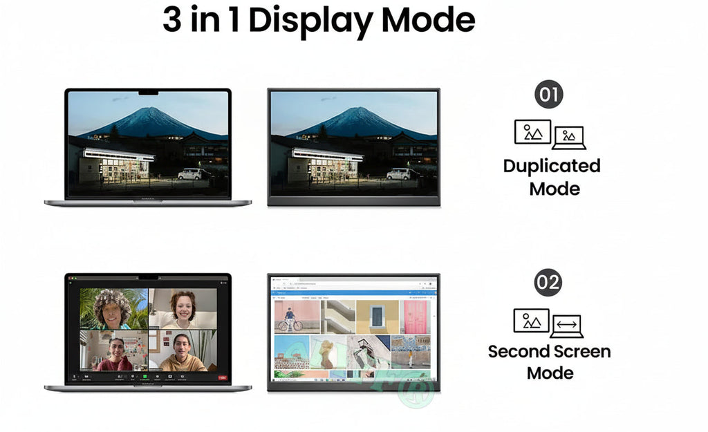 Premium 13.3 Inch Touch Portable Monitor
