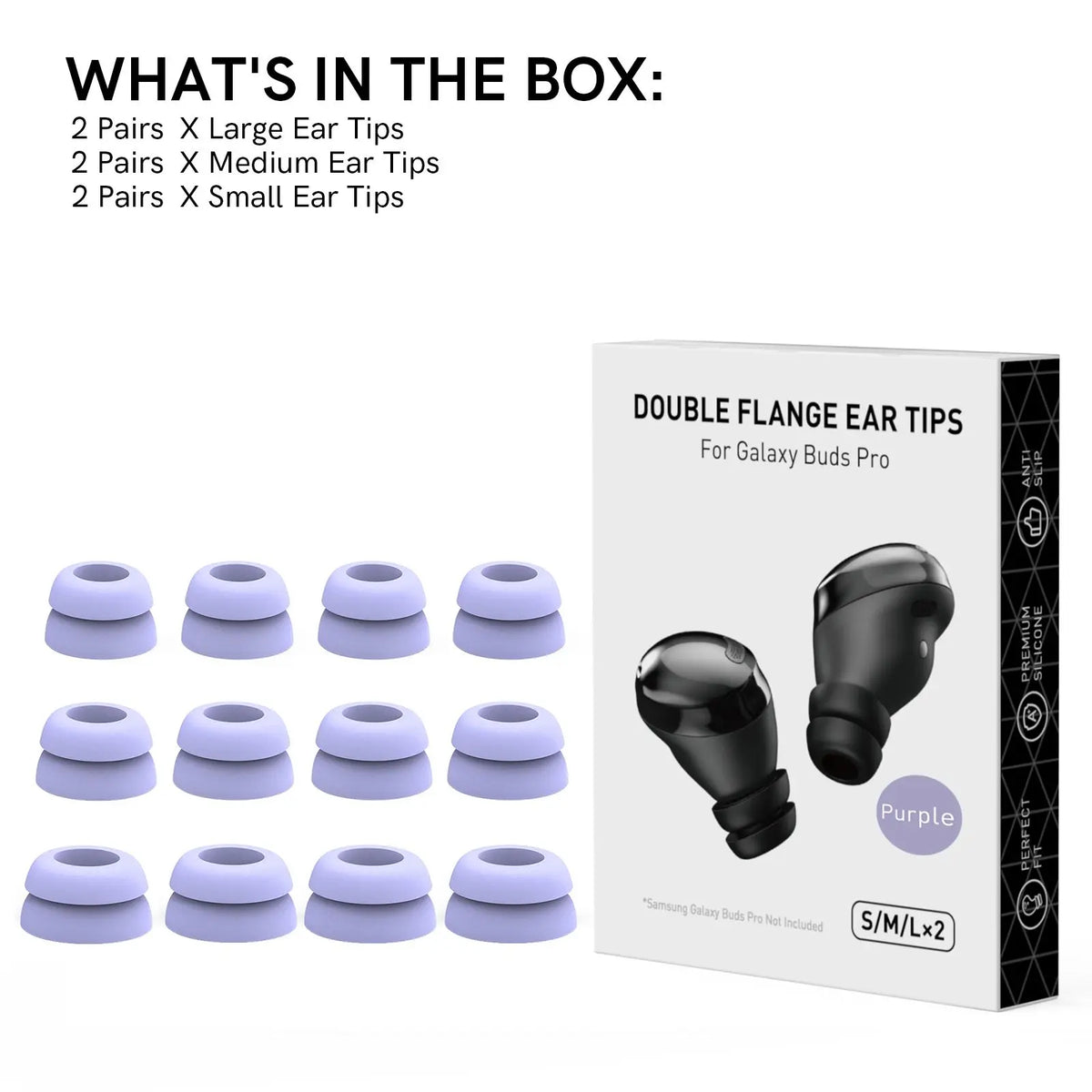 Almohadillas de silicona premium para auriculares inalámbricos
