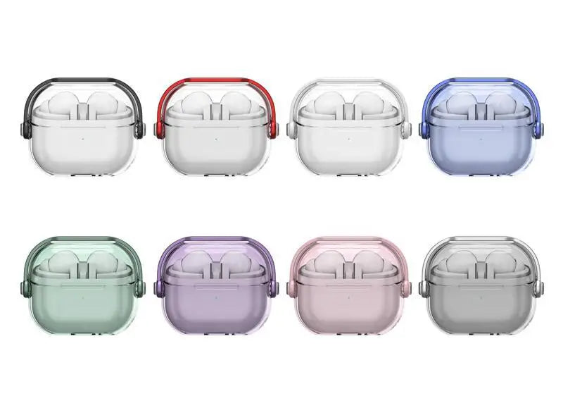 Funda transparente premium para auriculares inalámbricos
