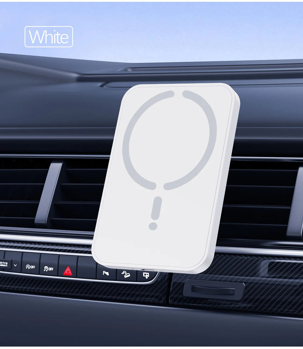 Soporte de carga inalámbrica magnética premium para coche