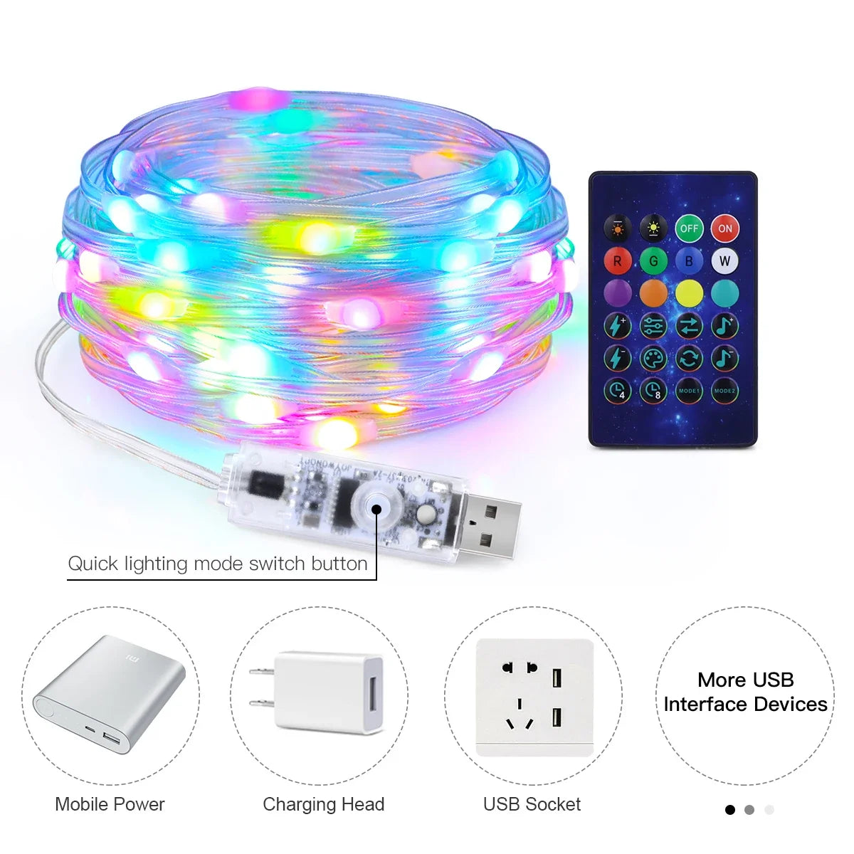Tira de luces LED inteligentes Premium RGBIC Dream Color
