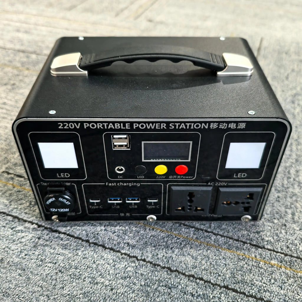 Premium Portable Power Station with Fast Charging for Camping and Laptop
