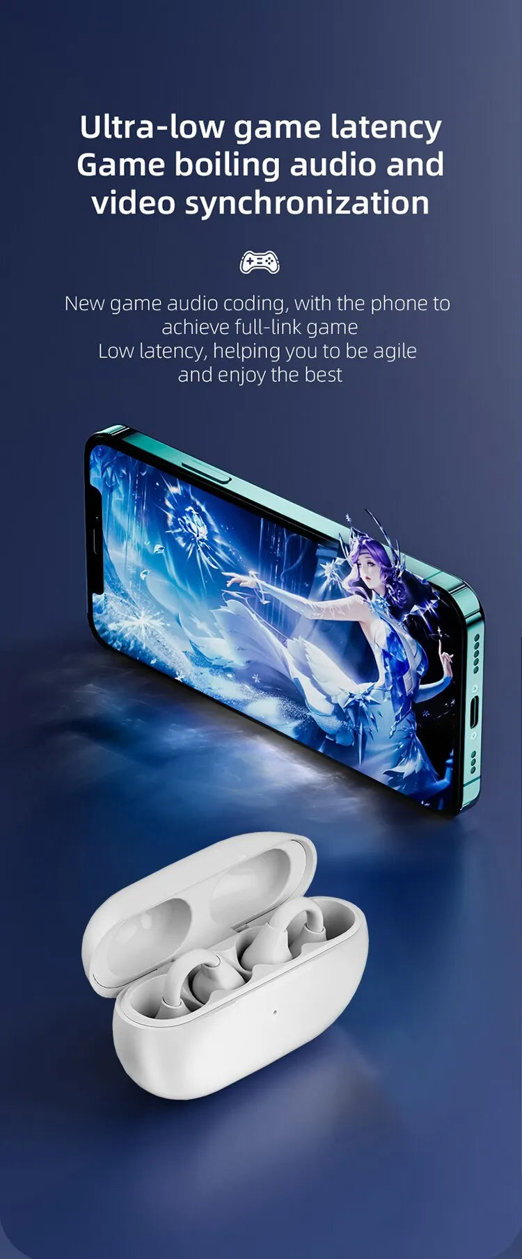 Premium Open Ear Bone Conduction Sports Earphone