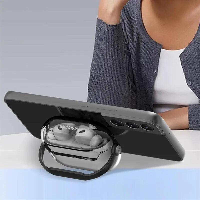 Funda transparente premium para auriculares inalámbricos
