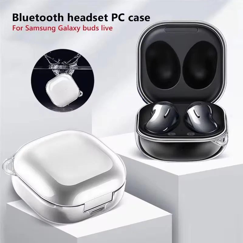 Funda protectora transparente prémium para auriculares inalámbricos