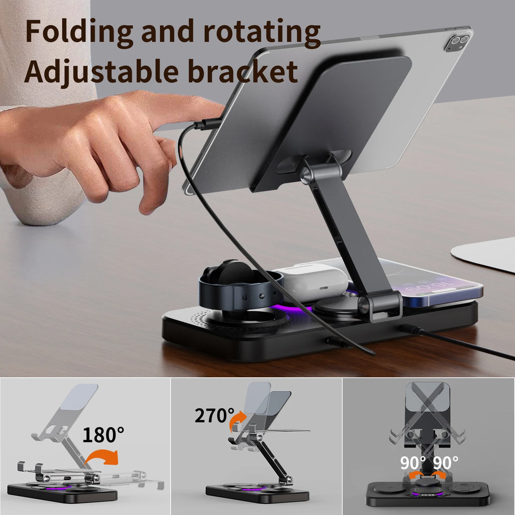 Premium Foldable Magnetic Wireless Charging Station