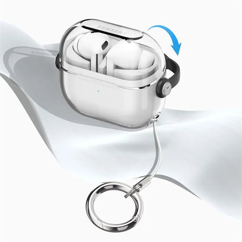 Funda transparente premium para auriculares inalámbricos
