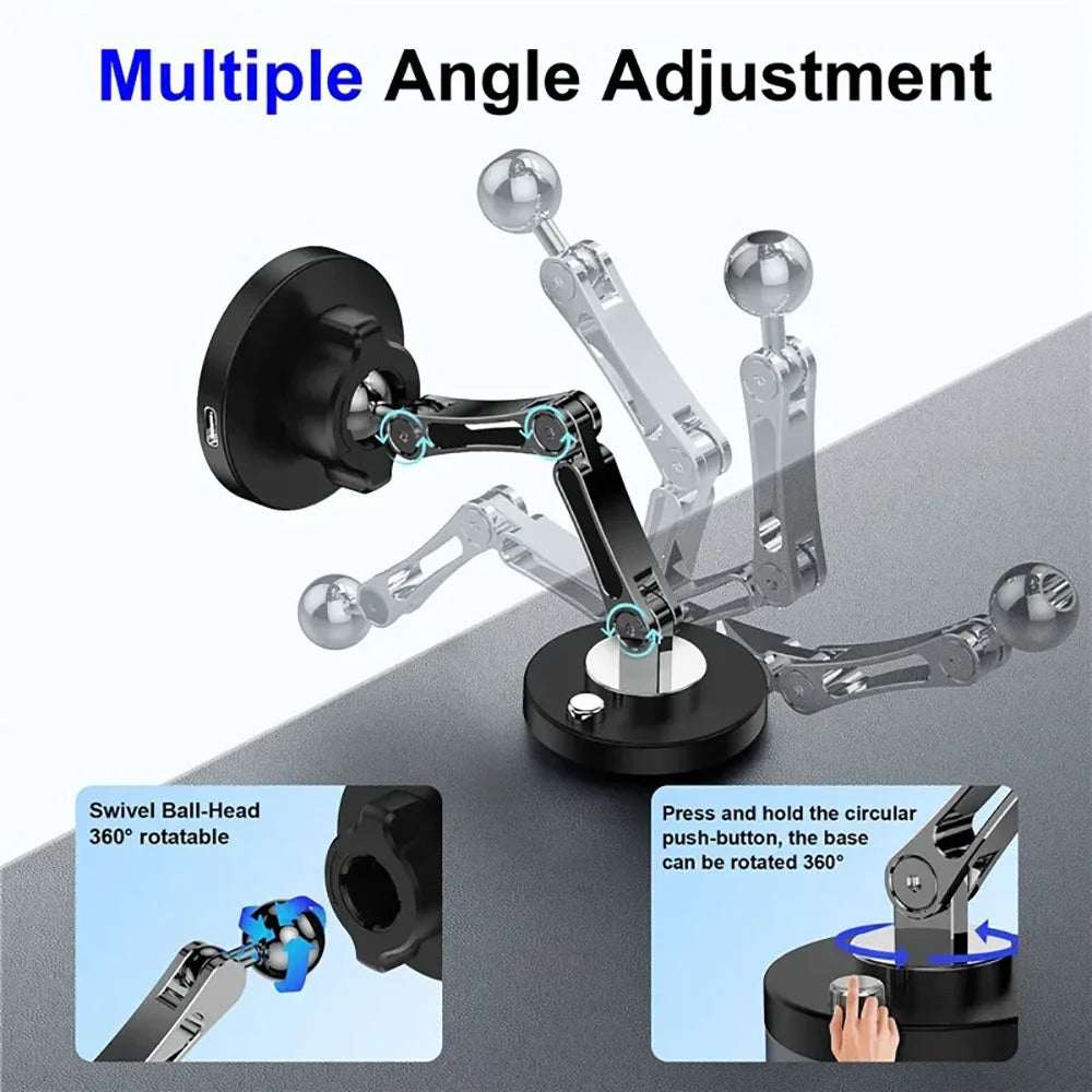 Soporte de carga inalámbrica magnética para coche premium