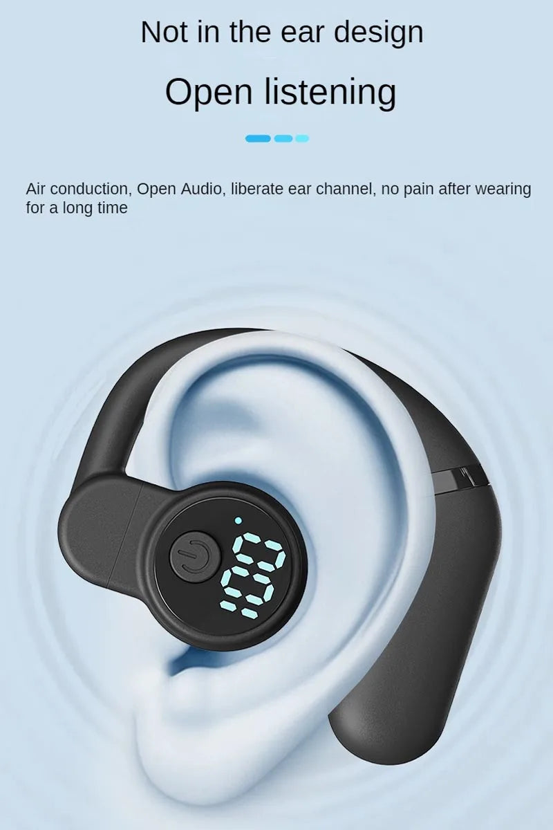 Auriculares deportivos inalámbricos premium con gancho
