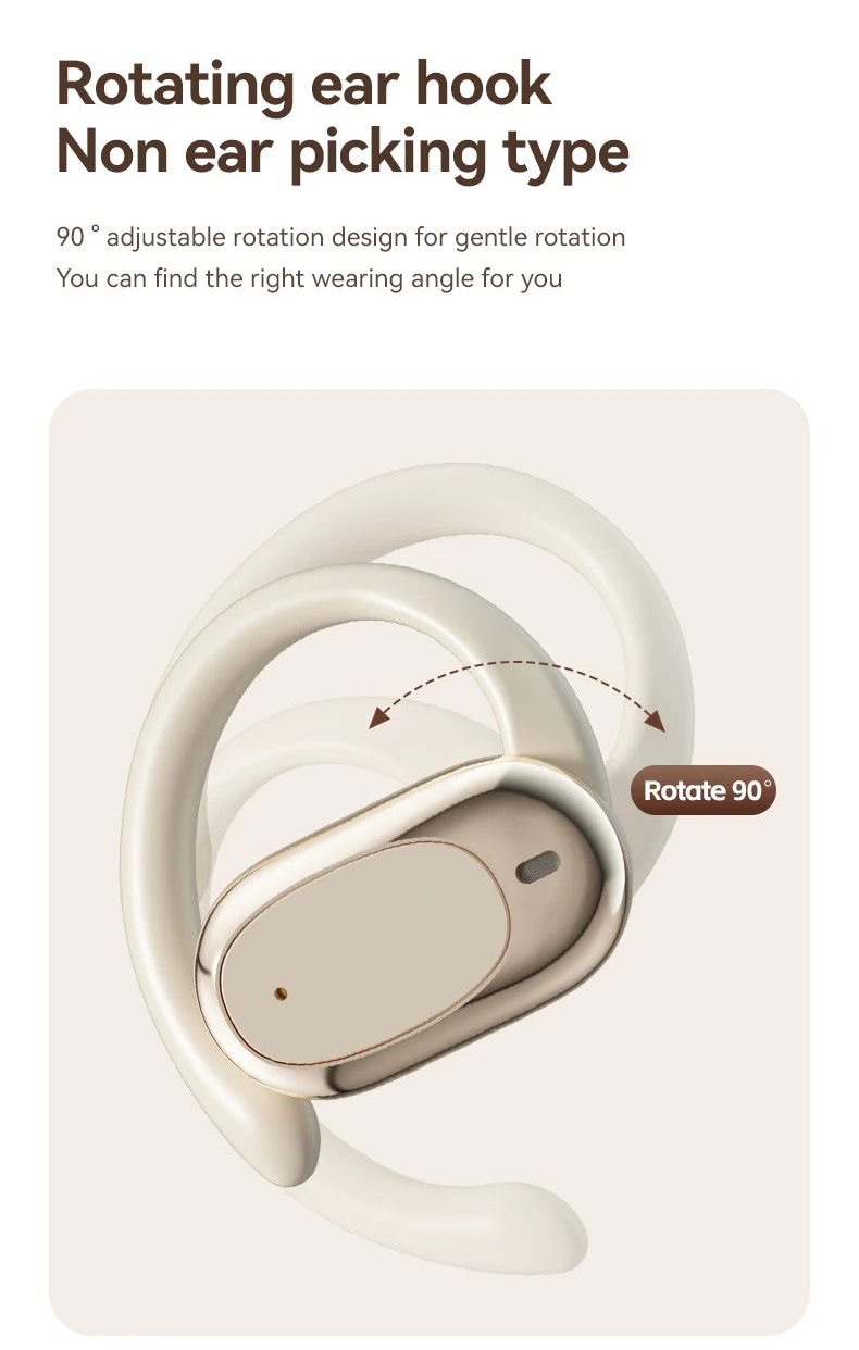 Auriculares inalámbricos de oído abierto de alta calidad